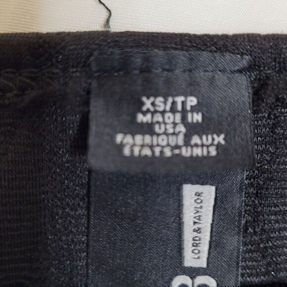 YIGAL x DESIGN LAB black fringe quilted sleeveless goth minimalist tank top XS - Picture 7 of 9